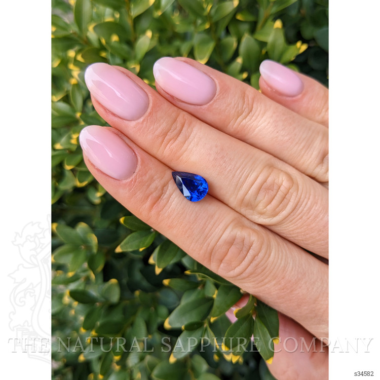 1.92 Ct. Blue Sapphire from Ceylon (Sri Lanka)