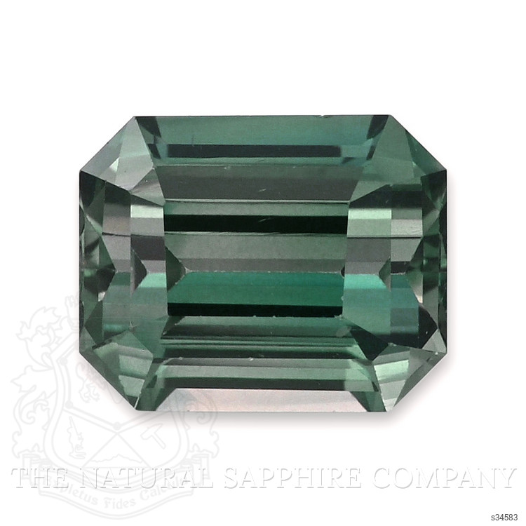 1.95 Ct. Green Sapphire from Ceylon (Sri Lanka)