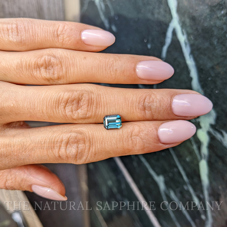 1.95 Ct. Green Sapphire from Ceylon (Sri Lanka)