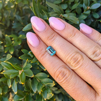 2.06 Ct. Green Sapphire from Madagascar Life Style