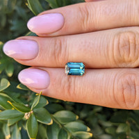 2.06 Ct. Green Sapphire from Madagascar Life Style