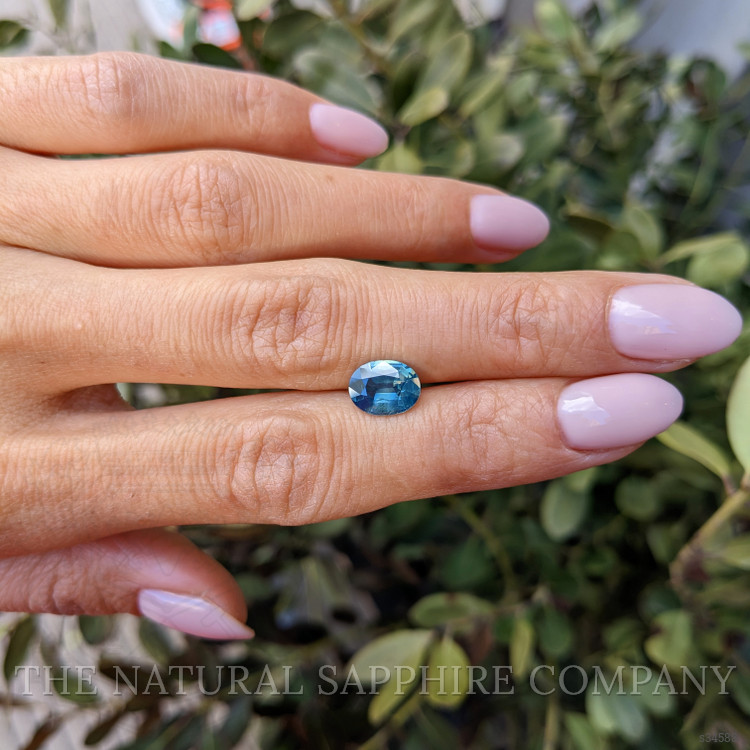 2.09 Ct. Bluish Green Sapphire from Madagascar