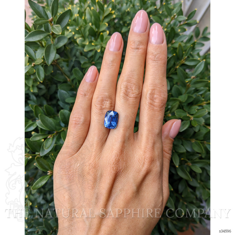 7.05 Ct. Blue Sapphire from Ceylon (Sri Lanka)
