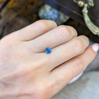 0.64 Ct. Blue Sapphire from Ceylon (Sri Lanka) Life Style