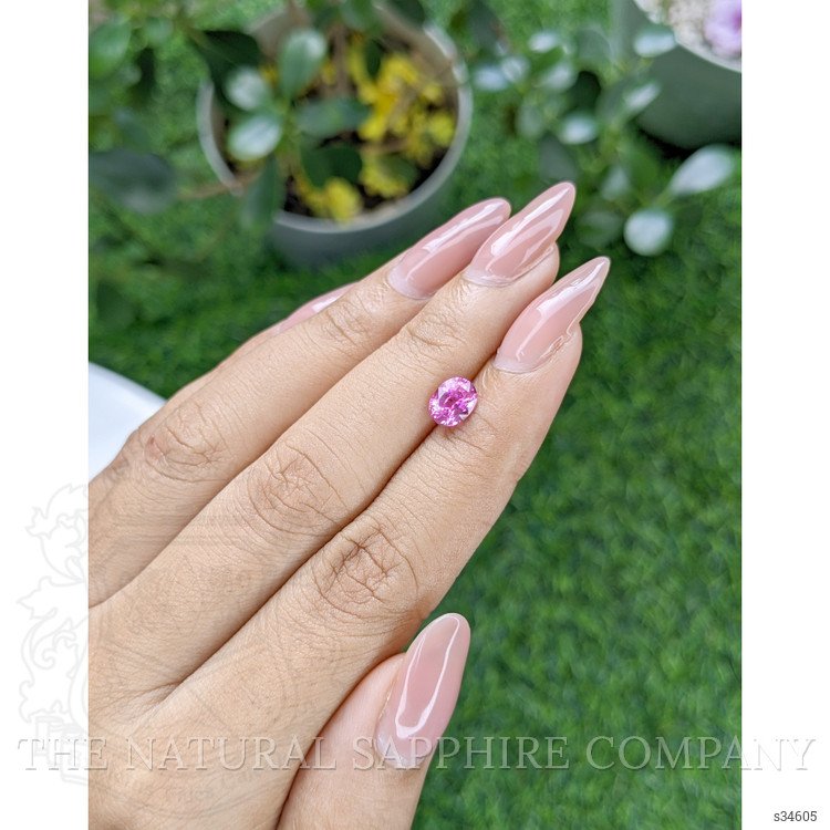 1.25 Ct. Pink Sapphire from Tanzania