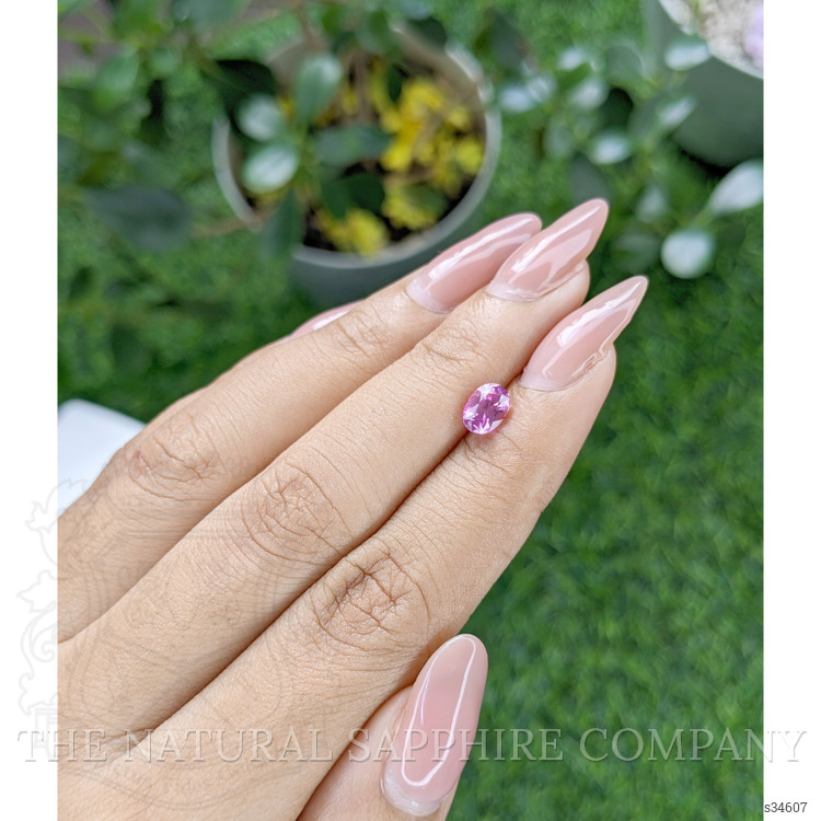 1.08 Ct. Purplish Pink Sapphire from Tanzania