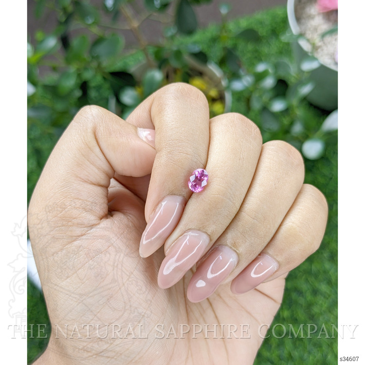 1.08 Ct. Purplish Pink Sapphire from Tanzania