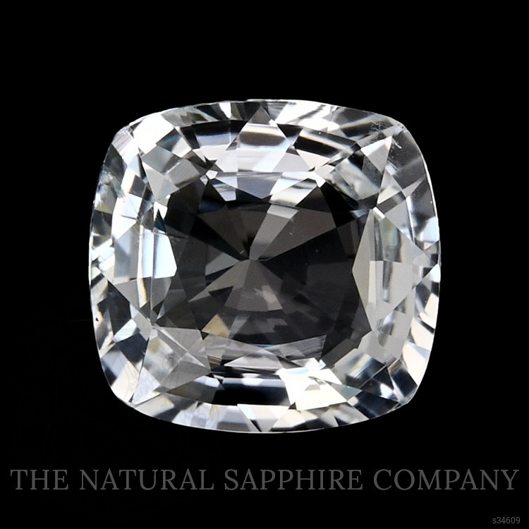 2.59 Ct. White Sapphire from Tanzania
