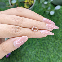 2.65 Ct. Padparadscha Sapphire from Madagascar Life Style