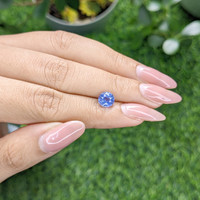 1.80 Ct. Blue Sapphire from Tanzania Life Style