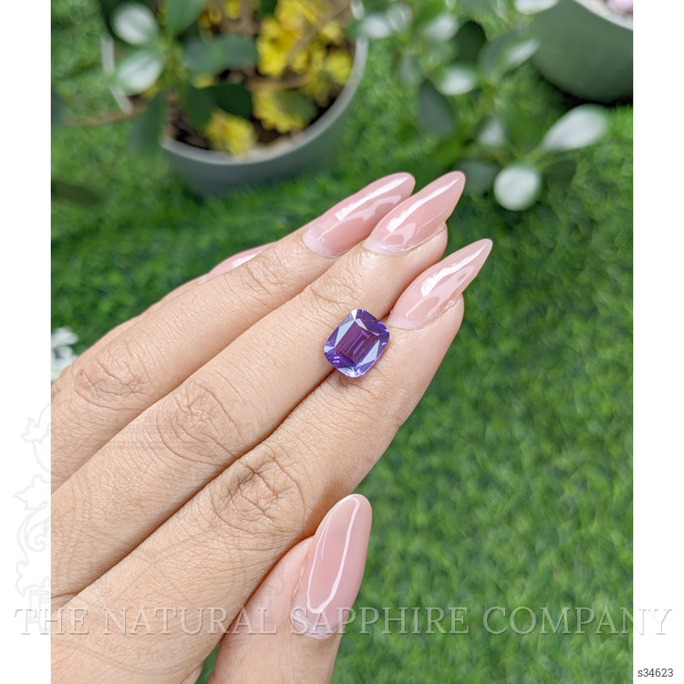 3.05 Ct. Purple Sapphire from Tanzania