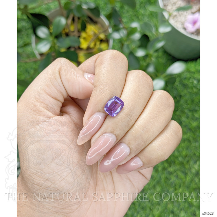 3.05 Ct. Purple Sapphire from Tanzania