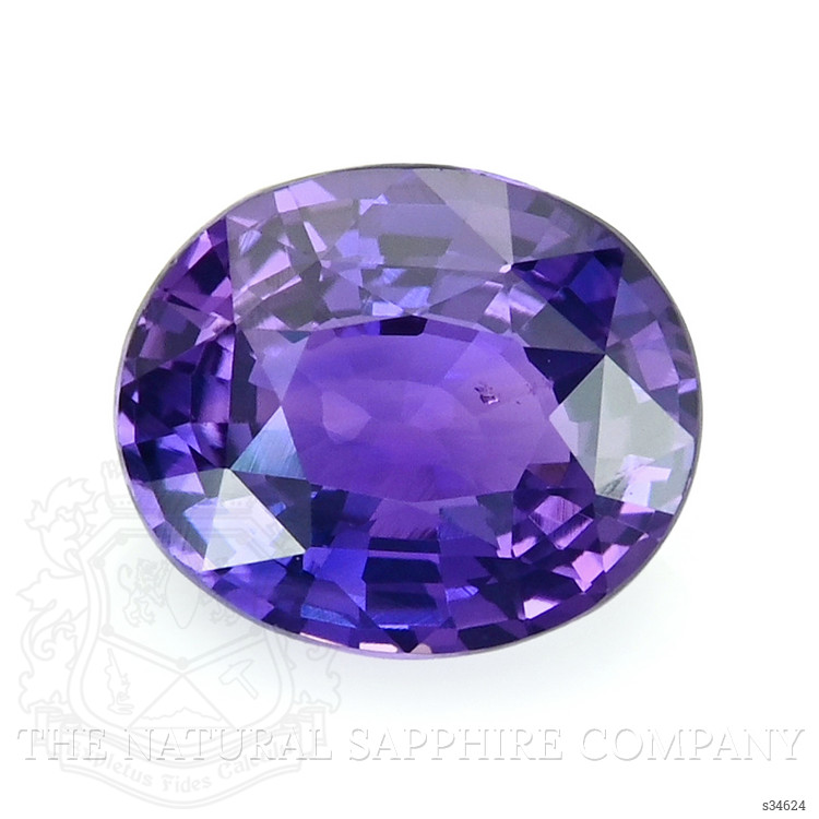 2.06 Ct. Bluish Purple Sapphire from Madagascar