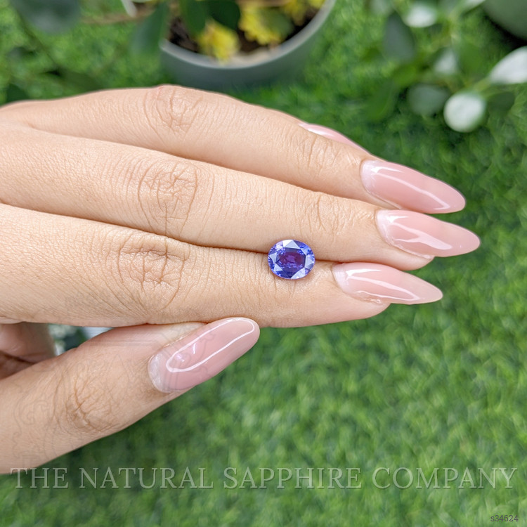 2.06 Ct. Bluish Purple Sapphire from Madagascar