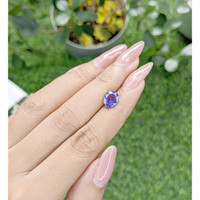 2.06 Ct. Bluish Purple Sapphire from Madagascar Life Style