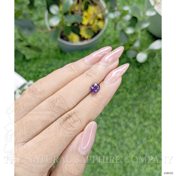 1.17 Ct. Purple Sapphire from Tanzania