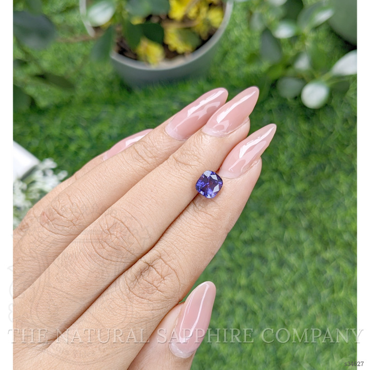 1.81 Ct. Bluish Purple Sapphire from Tanzania