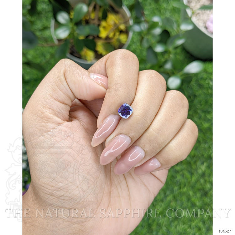 1.81 Ct. Bluish Purple Sapphire from Tanzania