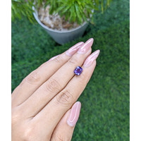 2.05 Ct. Bluish Purple Sapphire from Tanzania Life Style