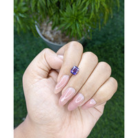 2.05 Ct. Bluish Purple Sapphire from Tanzania Life Style