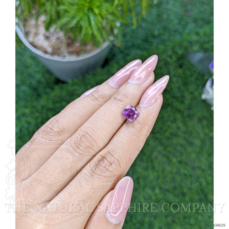 1.69 Ct. Pinkish Purple Sapphire from Tanzania