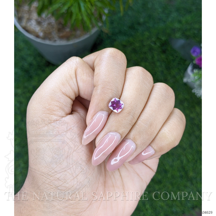 1.69 Ct. Pinkish Purple Sapphire from Tanzania