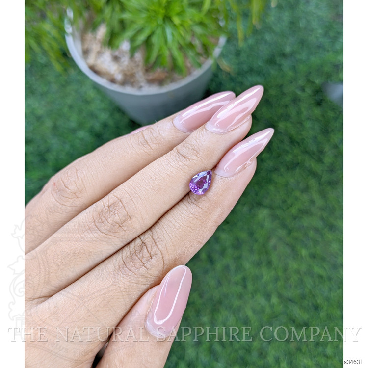 1.51 Ct. Purple Sapphire from Tanzania