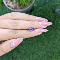 1.51 Ct. Purple Sapphire from Tanzania Life Style