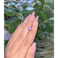 1.81 Ct. Purple Star Sapphire from Madagascar Life Style