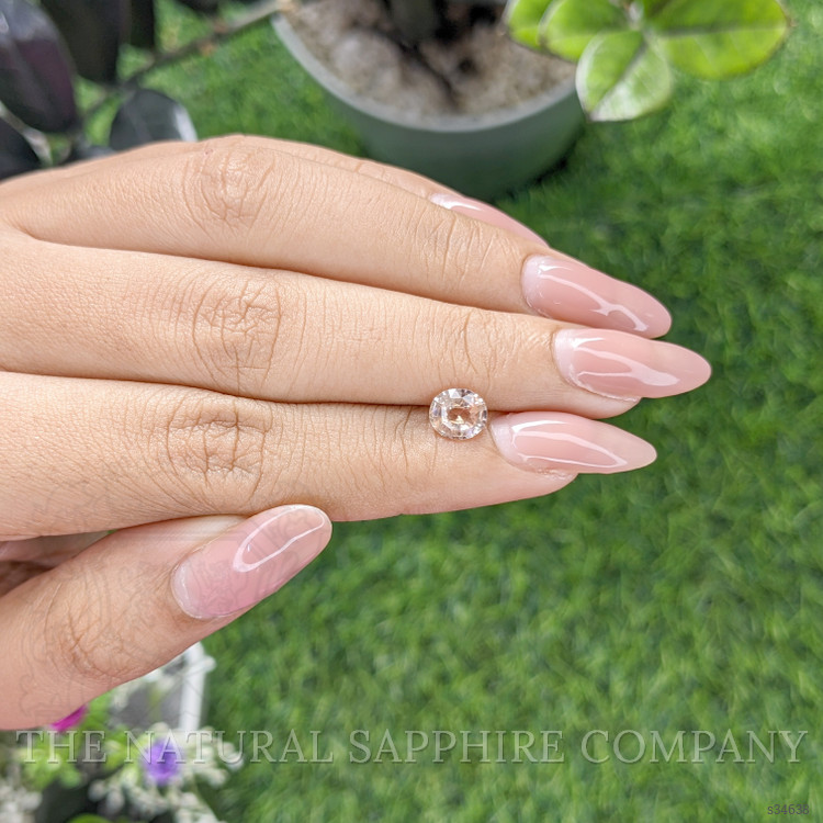 1.20 Ct. Peach Sapphire from Ceylon (Sri Lanka)