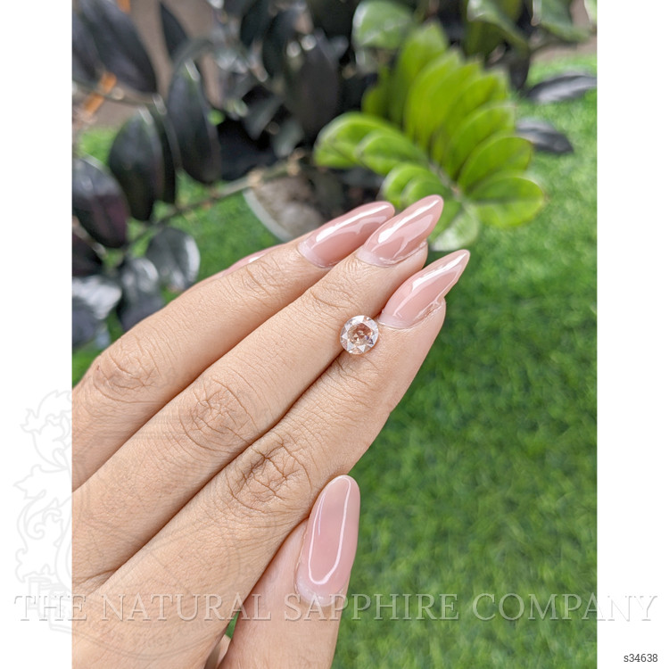 1.20 Ct. Peach Sapphire from Ceylon (Sri Lanka)