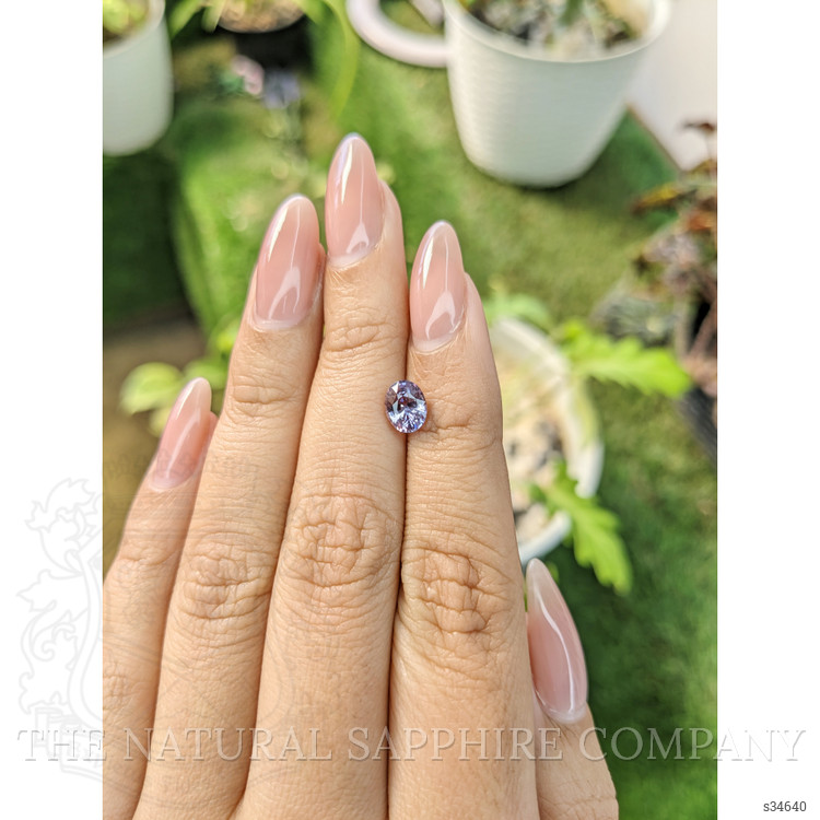 1.16 Ct. Pinkish Purple Sapphire from Ceylon (Sri Lanka)