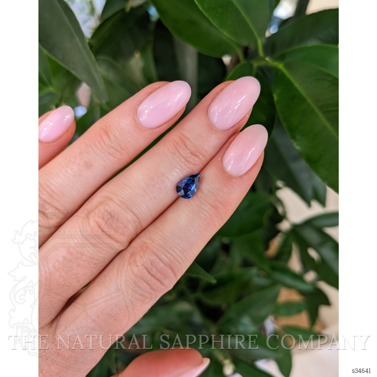 1.12 Ct. Blue Sapphire from Ceylon (Sri Lanka)