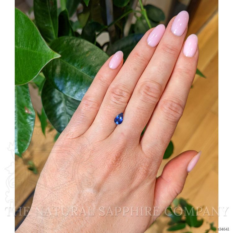 1.12 Ct. Blue Sapphire from Ceylon (Sri Lanka)