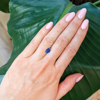 1.42 Ct. Blue Sapphire from Ceylon (Sri Lanka) Life Style