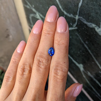 1.44 Ct. Blue Sapphire from Ceylon (Sri Lanka) Life Style