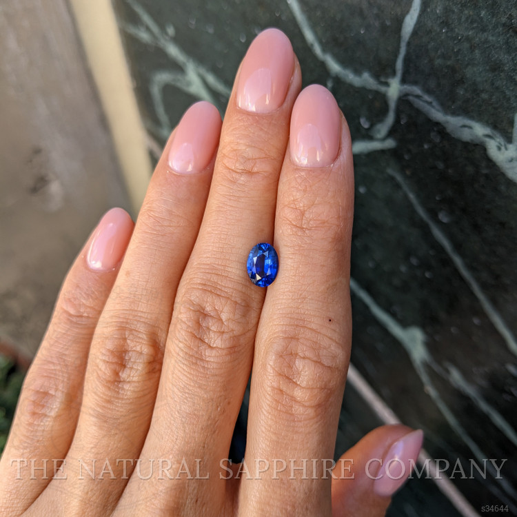 1.44 Ct. Blue Sapphire from Ceylon (Sri Lanka)