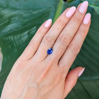 1.60 Ct. Blue Sapphire from Ceylon (Sri Lanka) Life Style