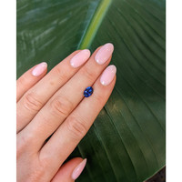 1.66 Ct. Blue Sapphire from Ceylon (Sri Lanka) Life Style