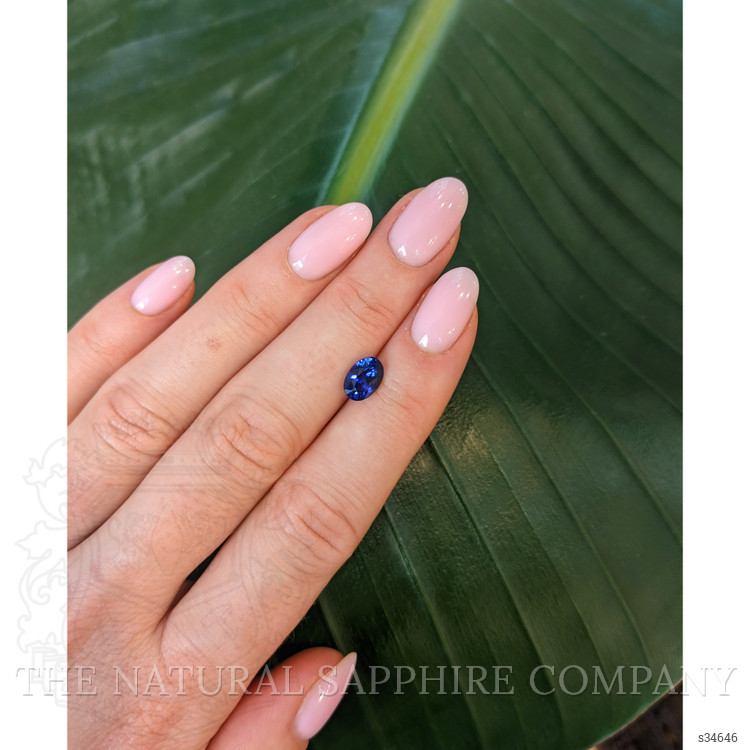 1.66 Ct. Blue Sapphire from Ceylon (Sri Lanka)