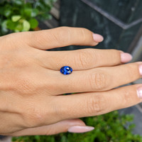 1.66 Ct. Blue Sapphire from Ceylon (Sri Lanka) Life Style