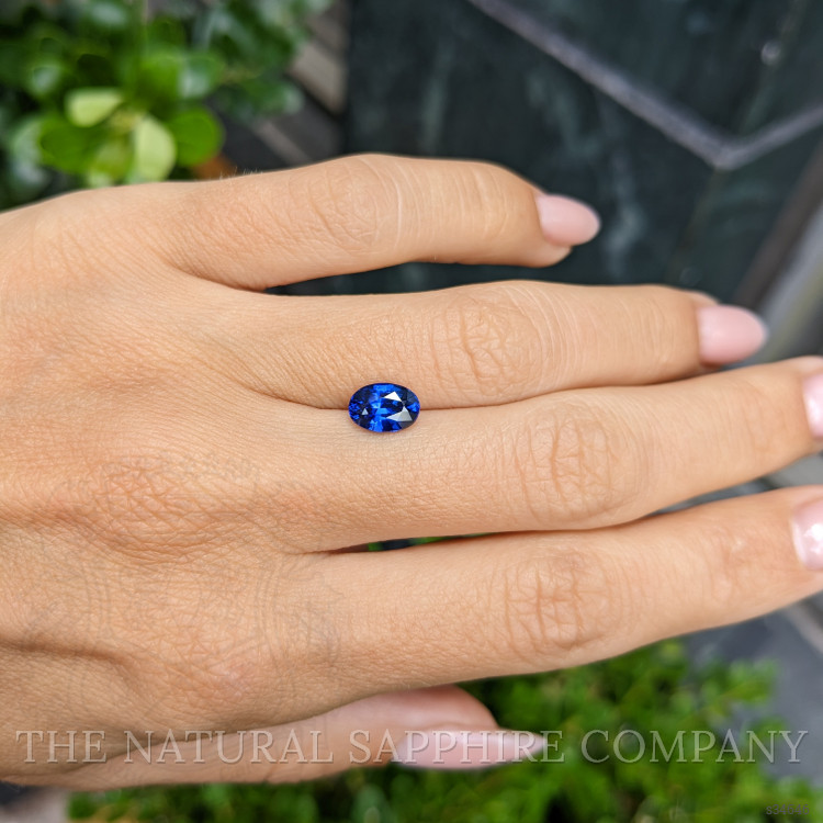 1.66 Ct. Blue Sapphire from Ceylon (Sri Lanka)