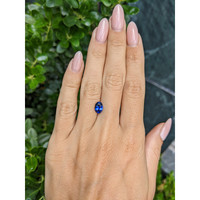 1.66 Ct. Blue Sapphire from Ceylon (Sri Lanka) Life Style