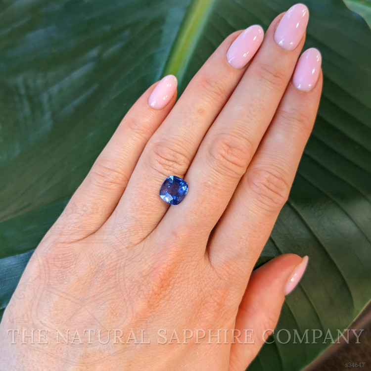 3.04 Ct. Blue Sapphire from Ceylon (Sri Lanka)