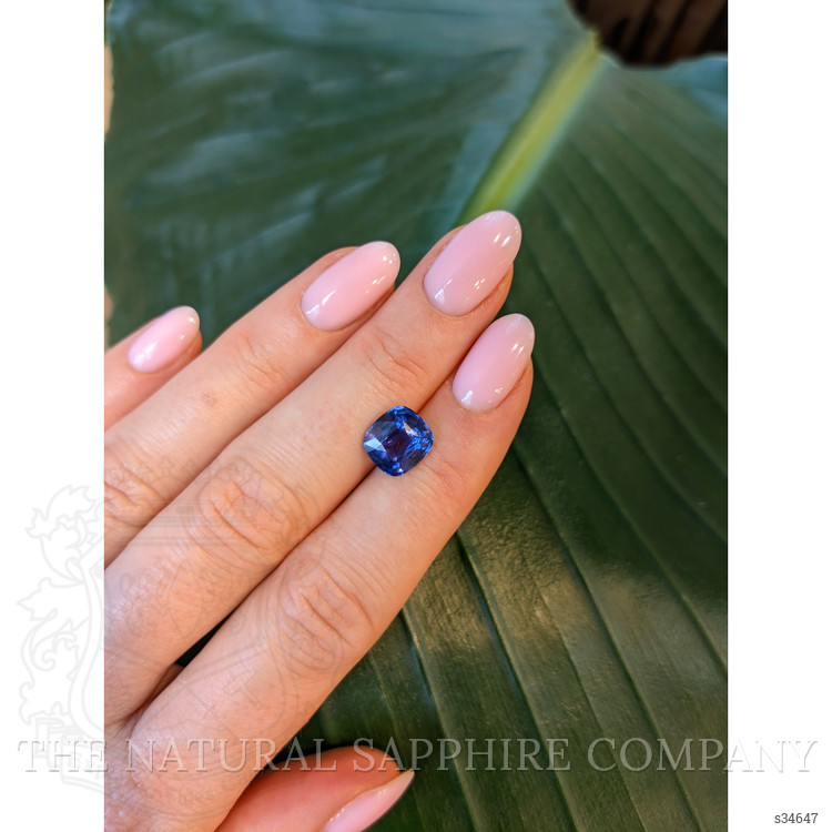 3.04 Ct. Blue Sapphire from Ceylon (Sri Lanka)
