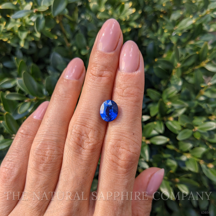 4.01 Ct. Blue Sapphire from Ceylon (Sri Lanka)
