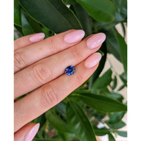 2.09 Ct. Blue Sapphire from Ceylon (Sri Lanka) Life Style