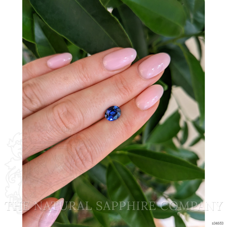 2.09 Ct. Blue Sapphire from Ceylon (Sri Lanka)