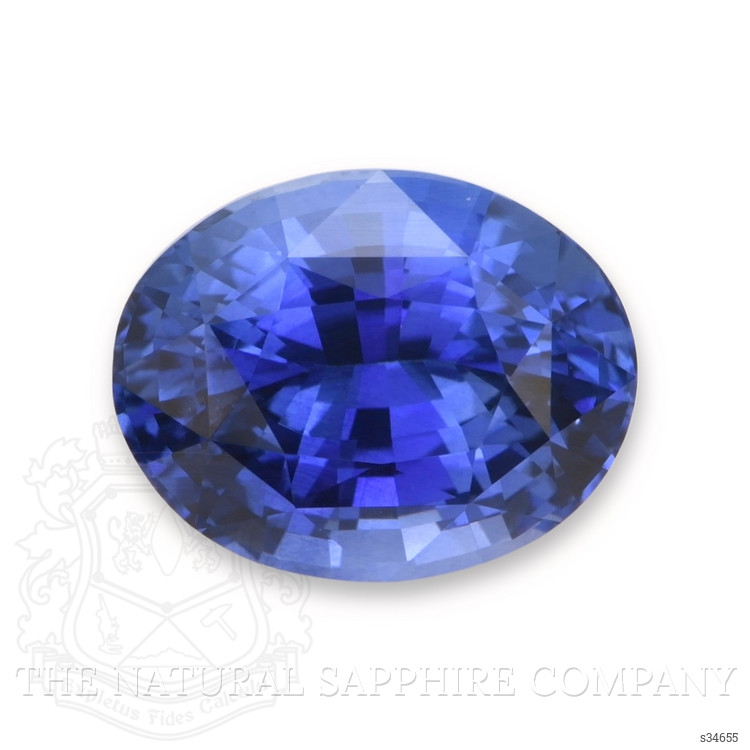3.76 Ct. Blue Sapphire from Ceylon (Sri Lanka)