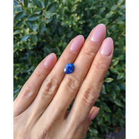3.76 Ct. Blue Sapphire from Ceylon (Sri Lanka) Life Style